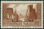 France_1929_Yvert_261e-Scott_251_Port_de_la_Rochelle_brown_d_US