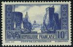 France_1929_Yvert_261d-Scott_251_Port_de_la_Rochelle_ultramarine-blue_ab_US