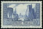 France_1929_Yvert_261-Scott_251_Port_de_la_Rochelle_blue_c_IS