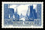 France_1929_Yvert_261d-Scott_251_Port_de_la_Rochelle_ultramarine-blue_g_US