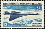 FSAT_1969_Yvert_PA19A-Scott_C18_unissued_87f_Concorde_e_US
