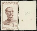 Madagascar_1946_Yvert_309a-Scott_unissued_2f50_Gallieni_dark-brown_US