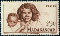 Madagascar_1946_Yvert_311a-Scott_unissued_2f50_woman_dark-brown_a_US
