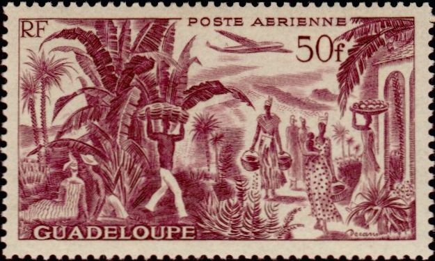 Guadeloupe_1947_Yvert_PA13-Scott_C10