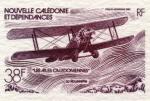 Study about New Caledonia 1982 La Roussette plane Artist Proofs