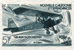 Study about New Caledonia 1982 Le Cagou plane Artist Proofs
