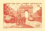 France_1946_Yvert_PA-Scott_C_unadopted_100f_Liberation_by_American_troups_red_a_AP_detail