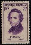 France_1956_Yvert_1086-Scott_815_Chopin_IS
