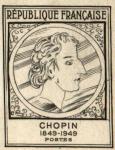 France_1956_Yvert_1086a-Scott_815_unadopted_Chopin_black_aa_AP_detail