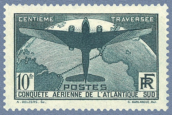 France_1936_Yvert_321-Scott_C17_Mermoz_plane_a_IS