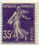 France_1907_Yvert_142-Scott_typo
