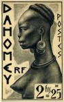Dahomey_1941_Yvert_137a-Scott_unadopted_2f25_native_woman_MAQ