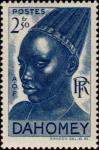 Dahomey_1941_Yvert_137-Scott_2f50_native_woman_IS