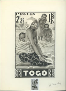 Togo_1941_Yvert_202c-Scott_unadopted_native_woman_MAQ