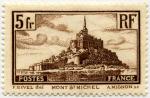 France_1929_Yvert_260-Scott_250_5f_Mont-Saint-Michel_IS_a