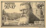 France_1937_Yvert_344b-Scott_B50_unadopted_Auguste_Rodin_MAQ © Photo L’Adresse Musée de La Poste, Paris / La Poste