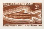 Study about Upper Volta 1969 fish d Artist Proofs