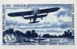Study about Niger 1968 Breguet 27 plane Artist Proofs