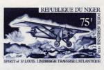 Study about Niger 1972 Spirit of St Louis plane Artist Proofs