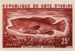 Study about Ivory Coast 1974 fish e Artist Proofs