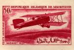 Study about Mauritania 1966 Breguet 14 plane Artist Proofs