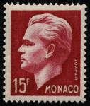 Monaco_1950_Yvert_348-Scott_278_15f_Rainier_III_a_IS