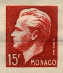Monaco_1950_Yvert_348a-Scott_278_unadopted_thick_engraving_Rainier_III_red_1403_Lc_aa_CP_detail
