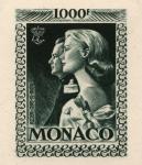 Monaco_1959_Yvert_PA72a-Scott_C55_unadopted_1000f_Grace_et_Rainier_III_gros_dark-green_LARGE_AP_detail