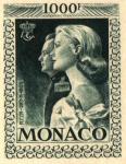 Monaco_1959_Yvert_PA72b-Scott_C55_unadopted_1000f_Grace_et_Rainier_III_maigre_dark-green_a_AP_detail