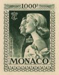 Monaco_1959_Yvert_PA72b-Scott_C55_unadopted_1000f_Grace_et_Rainier_III_maigre_green_AP_detail