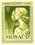 Monaco_1959_Yvert_PA72b-Scott_C55_unadopted_1000f_Grace_et_Rainier_III_maigre_olive-green_a_AP_detail