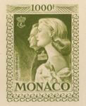 Monaco_1959_Yvert_PA72b-Scott_C55_unadopted_1000f_Grace_et_Rainier_III_maigre_olive-green_b_AP_detail