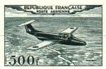 Study about France 1953 unadopted Fleuret plane Artist Proofs