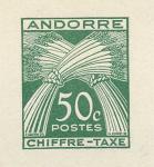 Andorra_1943_Yvert_Taxe_23-Scott_J23_typo_a_detail_a