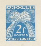 Andorra_1943_Yvert_Taxe_26-Scott_J26_typo_a_detail_a