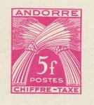 Andorra_1943_Yvert_Taxe_29-Scott_J29_typo_a_detail_a