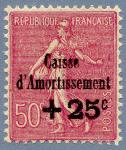France_1929_Yvert_254-Scott_B32_Semeuse_black_overprint_typo_b_IS