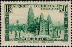 Ivory_Coast_1936_Yvert_117-Scott