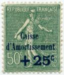 France_1927_Yvert_247-Scott_B25_typo