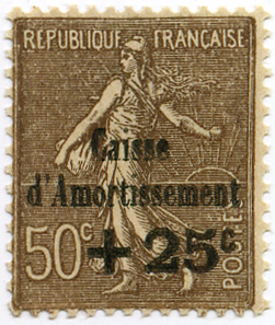 France_1930_Yvert_267-Scott_B36_typo