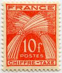 France_1945_Yvert_Taxe_76-Scott_typo