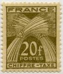 France_1946_Yvert_Taxe_77-Scott_typo
