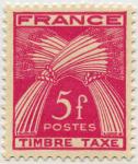 France_1947_Yvert_Taxe_85-Scott_typo