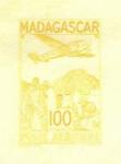 Madagascar_1944_Yvert_PA62-Scott_C45_yellow_ab_MEDIUM_DIE_detail