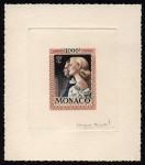 Monaco_1959_Yvert_PA72a-Scott_C55_unadopted_1000f_Grace_et_Rainier_III_gros_multicolor_ba_AP