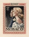 Monaco_1959_Yvert_PA72a-Scott_C55_unadopted_1000f_Grace_et_Rainier_III_gros_multicolor_ba_AP_detail