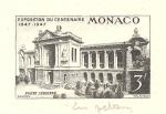 Monaco_1947_Yvert_PA24a-Scott_C18_unadopted_Oceanographic_Museum_black_cb_AP_detail
