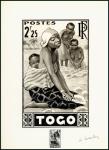 Togo_1947_Yvert_243a-Scott_289_unadopted_2f25_natives_MAQ