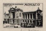 Monaco_1947_Yvert_PA24a-Scott_C18_unadopted_Oceanographic_Museum_black_aa_AP_detail