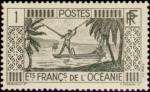 Polinesia_Oceanie_1934_Yvert_84-Scott_80_fisherman_helio_IS